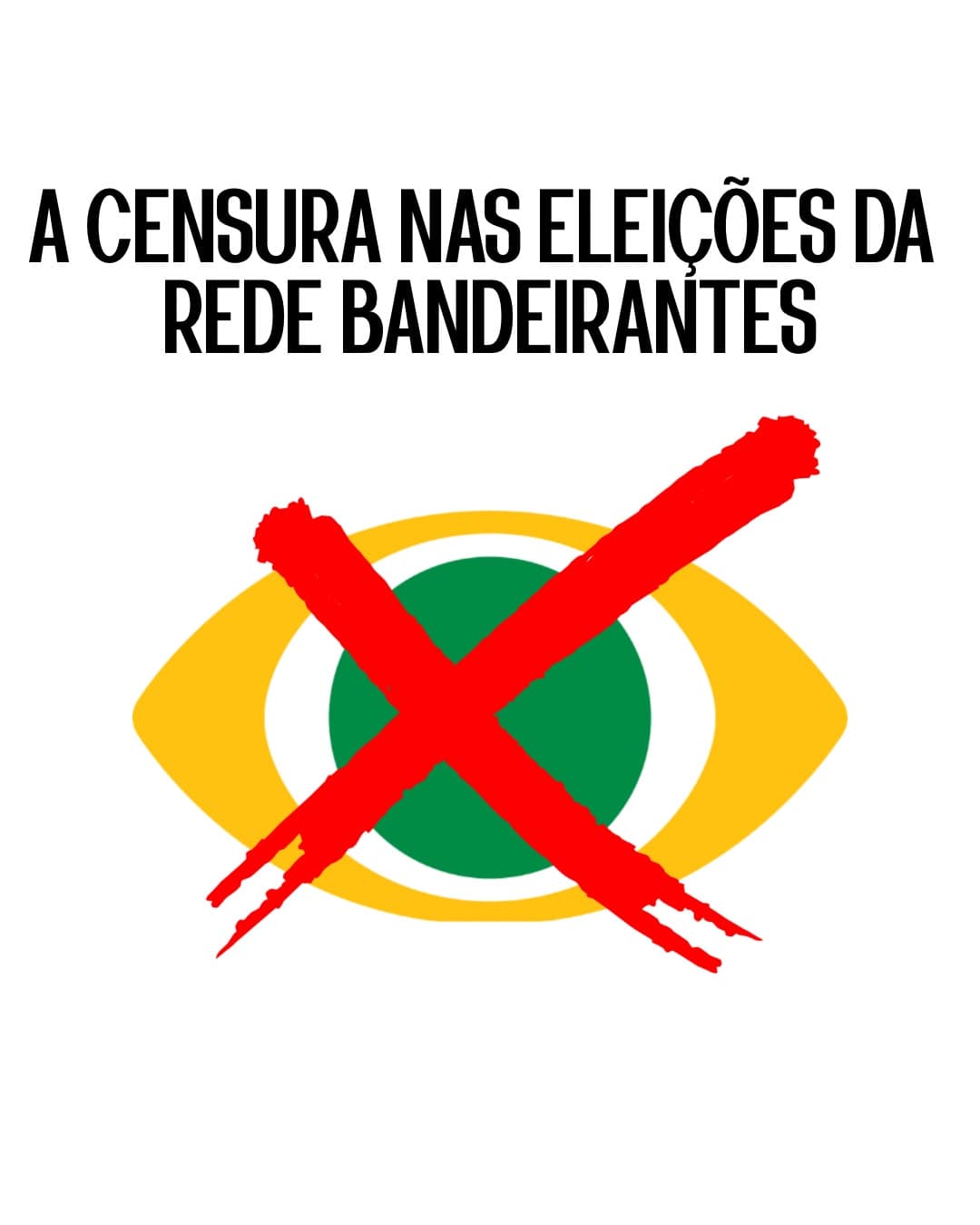 A censura nas eleições da Rede Bandeirantes